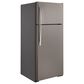 GE Appliances 17.5 Cu. Ft. Top Freezer Refrigerator with Reversible Door in Slate, , large