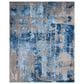 Nourison Prismatic PRS10 7"9" x 9"9" Blue and Grey Area Rug, , large