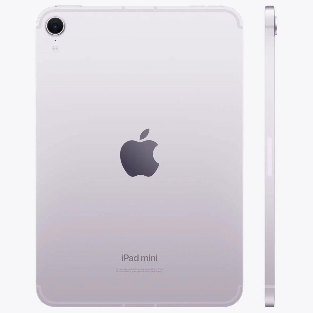Apple iPad Mini Wi-Fi + Cellular 256GB - Purple with 2-Year AppleCare+, , large