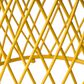 Hearth and Haven Alamera Outdoor Metal Lattice Side Table in Yellow, , large