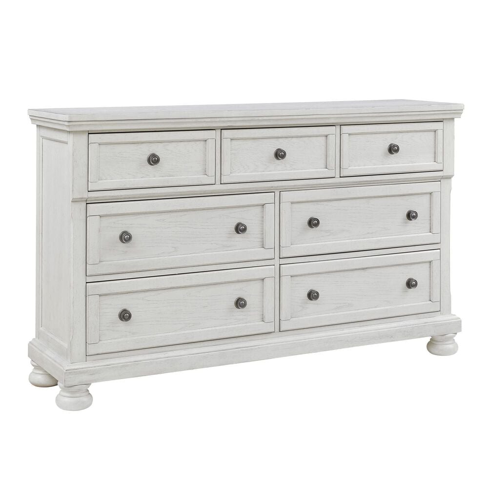 Ashley Robbinsdale 7 Drawer Dresser in Antique White, , large