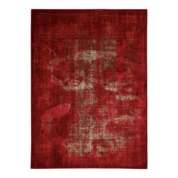 Nourison Karma KRM01 9"3" x 12"9" Red Area Rug, , large