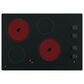 GE Appliances GE 30" Built-In Electric Cooktop with Knob Control in Black JP3030DWBB, , large