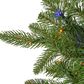 The Gerson Company 12" Pre-Lit Artificial Natural Cut Narrow Saginaw Spruce with Multicolored Lights in Green, , large