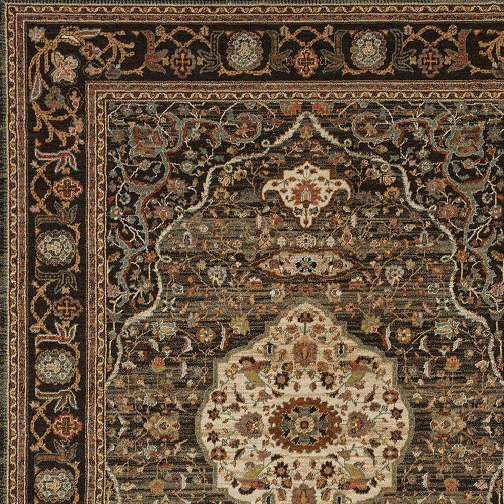 Karastan Spice Market 90661-09097 8&#39; x 11&#39; Charcoal Area Rug, , large