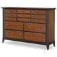 Legacy Classic Fenmore 5-Piece King/California King Panel Bedroom Set in Mocha and Distressed Cherry, , large