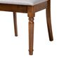 Baxton Studio Lucie Dining Chair in Grey/Walnut Brown (Set of 2), , large