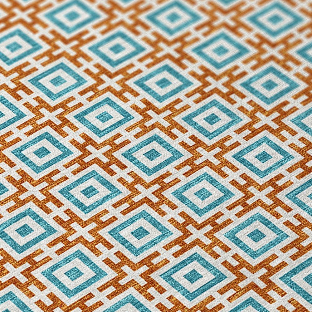 Dalyn Rug Company Marlo 3&#39; x 5&#39; Orange Indoor/Outdoor Area Rug, , large