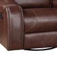 Steve Silver Keily Manual Swivel Glider Recliner in Brown, , large