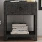 Butler Specialty Company Bar Harbor 1-Drawer Nightstand in Charcoal Gray, , large