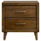 Mayberry Hill Malibu 5 Piece Twin Bed Set in Distressed Walnut , , large