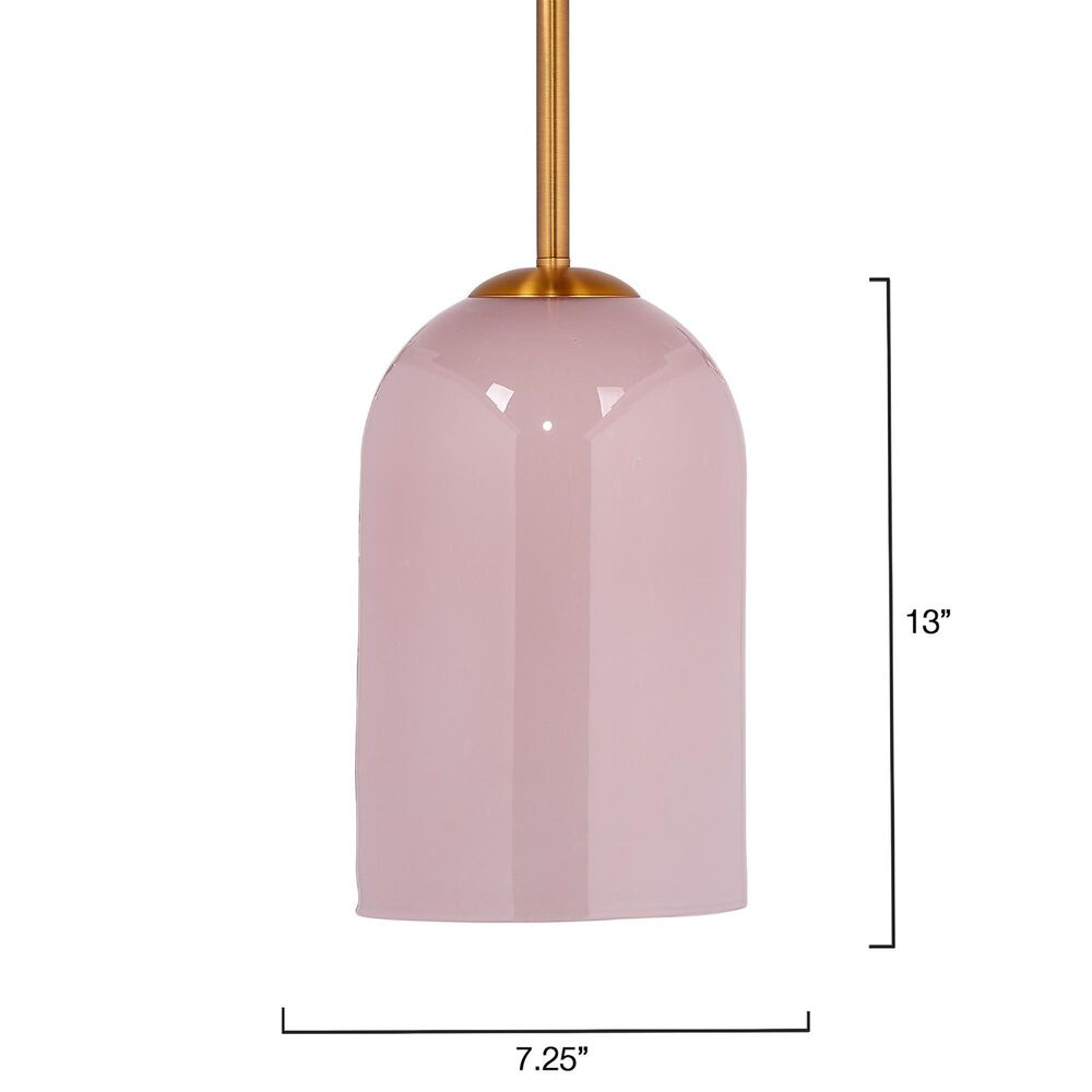 Jamie Young Direct Ship Colt 1-Light Pendant in Pink, , large