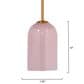 Jamie Young Direct Ship Colt 1-Light Pendant in Pink, , large