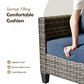HOMLUX 10-Piece Patio Seating Bundle in Denim Blue, , large