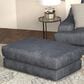 Jackson Furniture Olympus Ottoman in Sapphire, , large