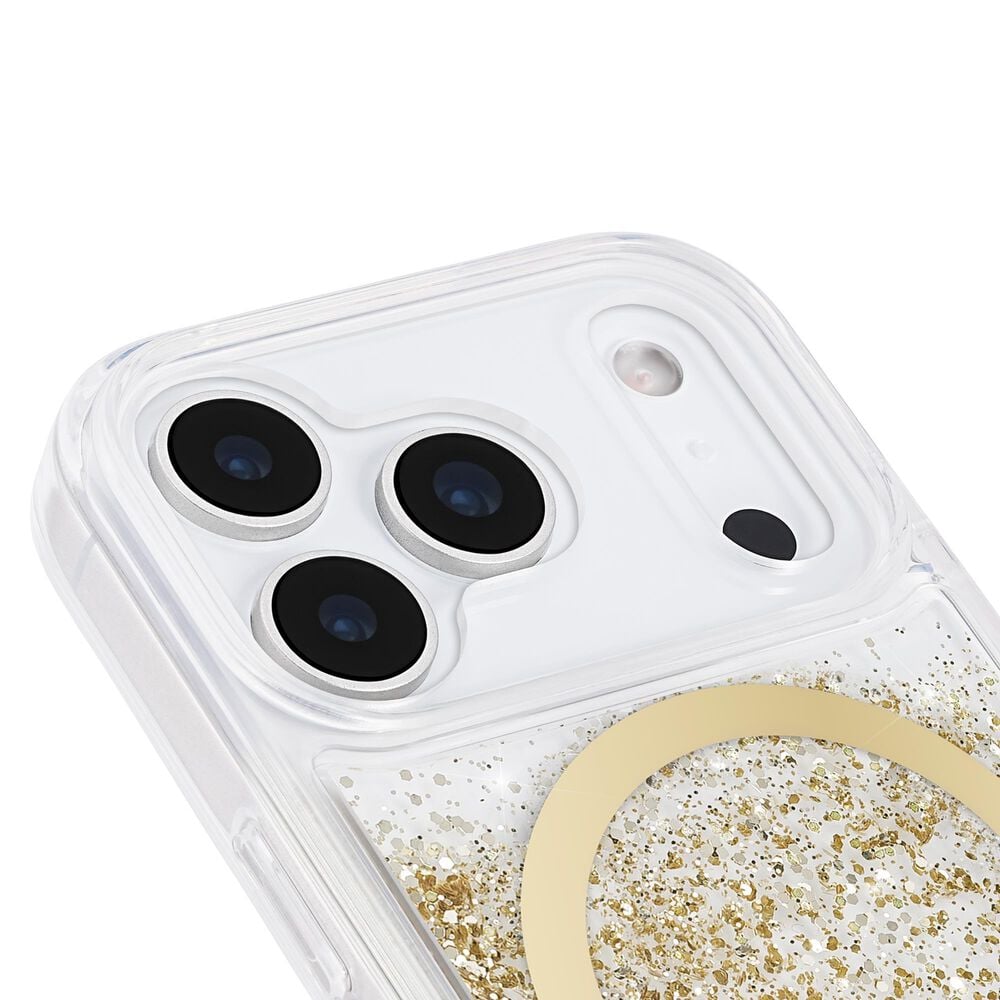 Case-Mate Waterfall MagSafe Case for iPhone 17 Pro in Gold, , large
