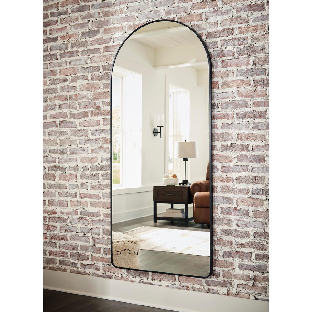 Ashley Sethall Full Length Floor Mirror in Black, , large