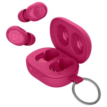 JLab JBuds Mini True Wireless Earbuds in Magenta Pink, , large