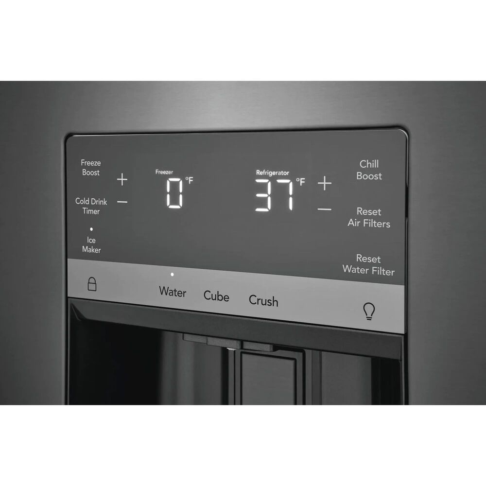 Frigidaire Gallery 27.8 Cu. Ft. French Door Refrigerator in Black Stainless Steel, , large