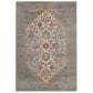 Safavieh Madison MAD122G-5 5"1" x 7"6" Light Grey/Fuchsia Area Rug, , large