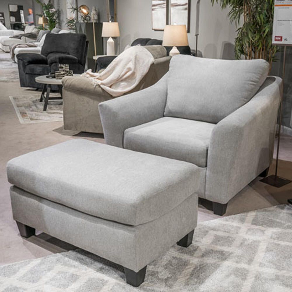 Ashley Willarae Chair and a Half in Taupe, , large