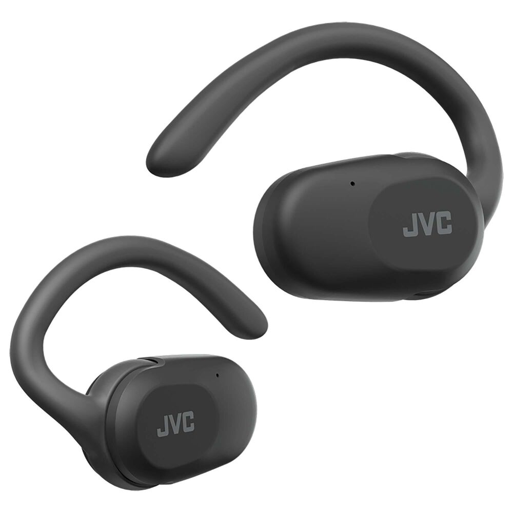 JVC Nearphones Open-Ear True Wireless Earbuds in Black, , large