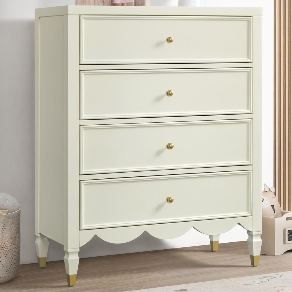 Forma &amp; Co Olivia 4 Drawer Chest in French White, , large