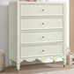 Forma & Co Olivia 4 Drawer Chest in French White, , large