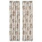 J. Queen New York Chablis 84" x 41" Window Panel Pair in Rose Gold, Taupe and Green, , large