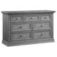 Oxford Baby Glenbrook 2-Piece Nursery Set with 4- In- 1 Crib and Dresser in Graphite Gray, , large