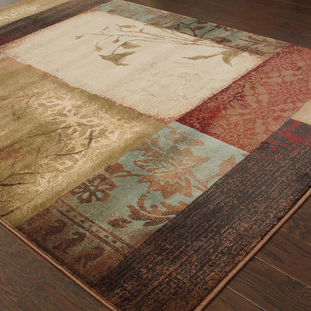 Oriental Weavers Hudson 40A Multicolor 1'10" x 3'3" Scatter Rug, , large