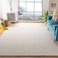Safavieh Micro-Loop 10" x 14" Aqua and Ivory Area Rug, , large