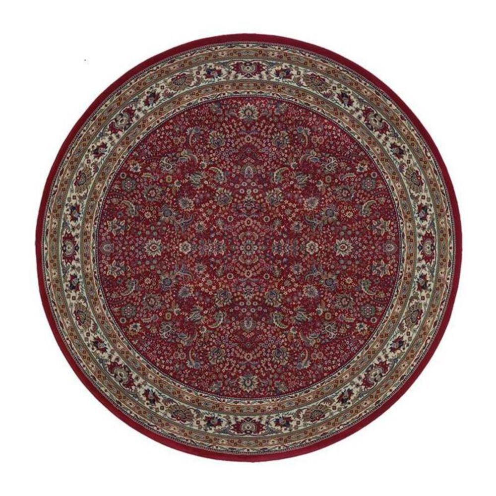 Oriental Weavers Ariana 113R 8" Round Red Area Rug, , large