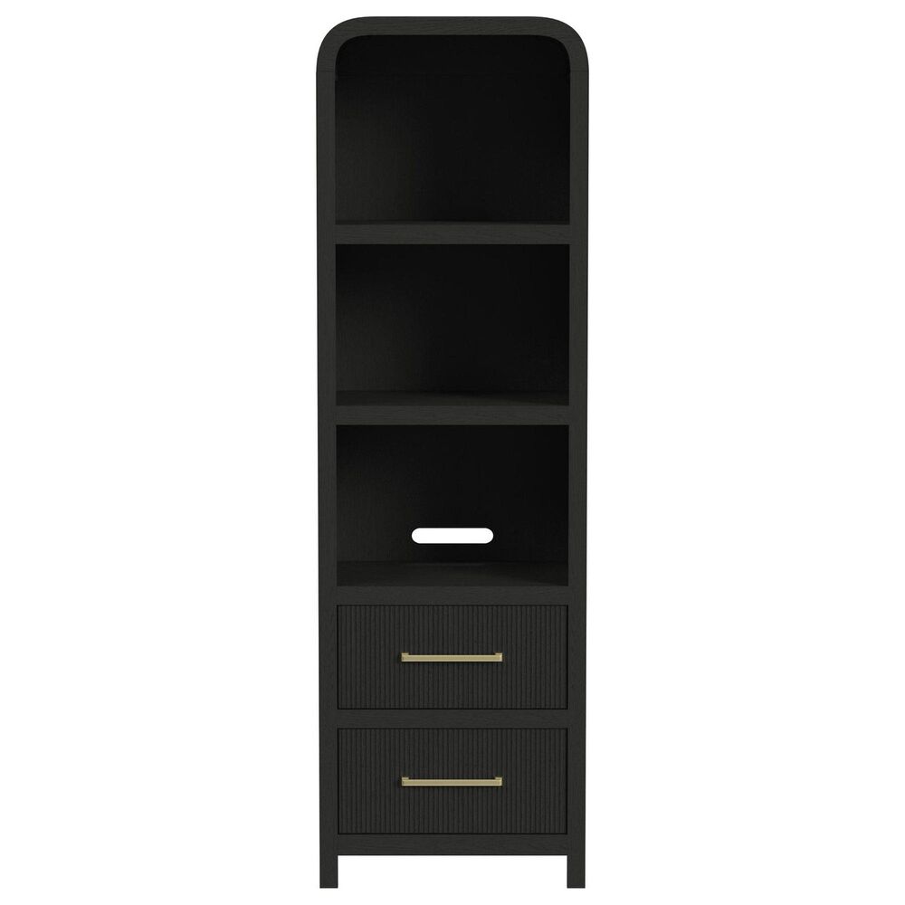 Mayberry Hill Ridgemont 3-Shelf Side Piers in Black, , large