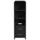Mayberry Hill Ridgemont 3-Shelf Side Piers in Black, , large