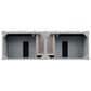 James Martin Vanities Brittany 72" Double Bathroom Vanity in Urban Gray with 3 cm Eternal Marfil Quartz Top and Rectangle Sinks, , large