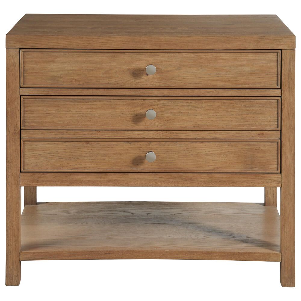 Furniture Worldwide Weekender Saugatuck 2-Drawer Nightstand in Sand Dune, , large