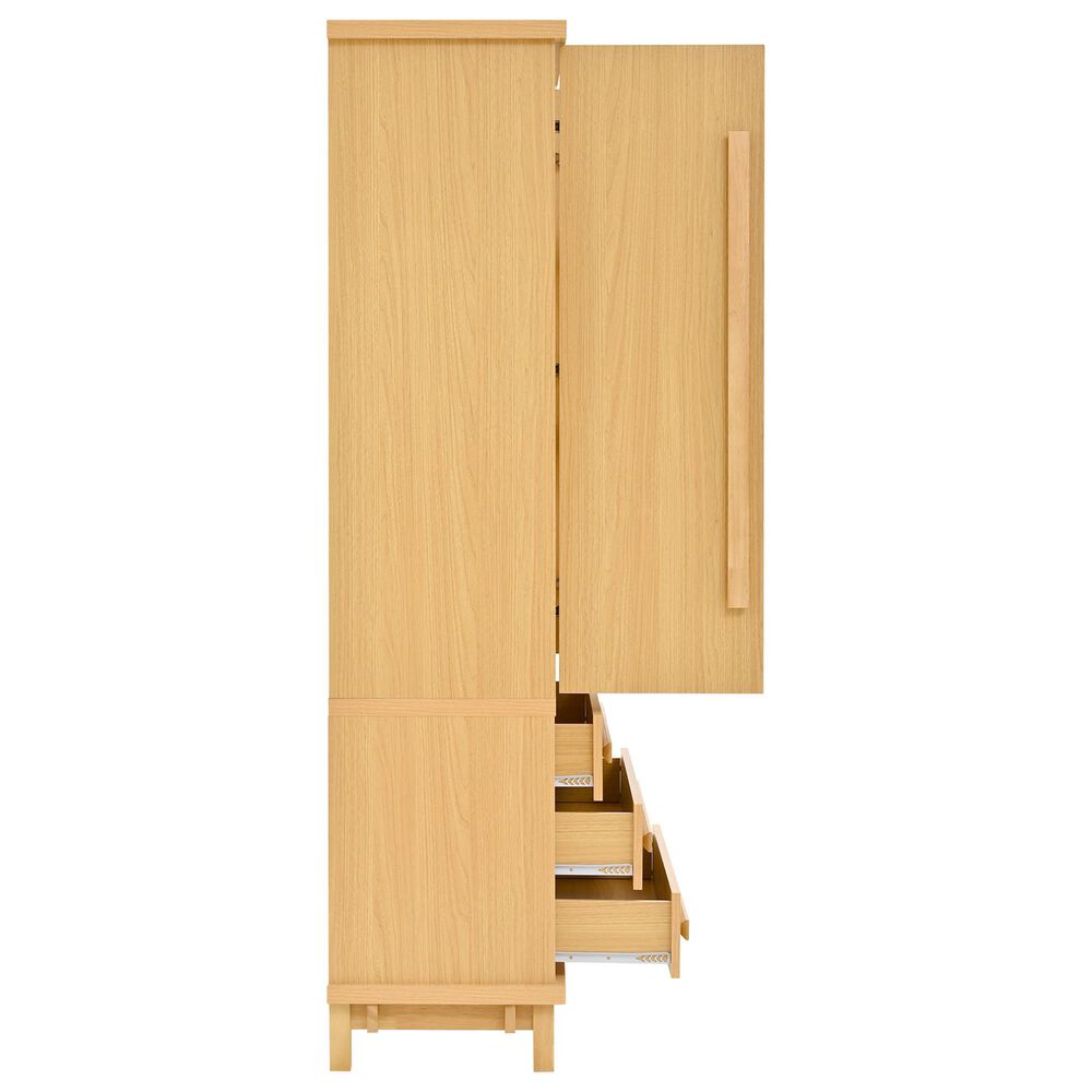 Hearth and Haven 70" Kitchen Pantry Cabinet in Natural, , large