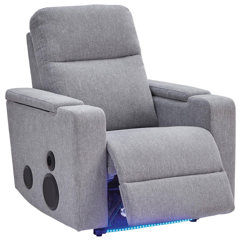 Ashley Pineland Power Glider Recliner in Pewter, , large