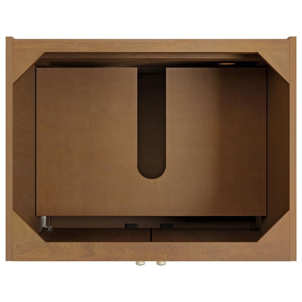 James Martin Laurent 30" Single Bathroom Vanity in Honey Oak with 3 cm Charcoal Soapstone Silestone Top and Rectangular Sink, , large