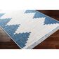 Surya Eagean EAG-2355 Dark Blue, Off-White, Navy and Pale Blue 8"10" x 12" Indoor/Outdoor Area Rug, , large