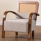 Baxton Studio Sage Arm Chair in Light Grey, , large