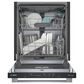 Bosch 100 Series Premium 24"" Built-In Bar Handle Dishwasher with 8 Wash Cycles in Stainless Steel, , large