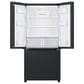 Samsung 17.5 Cu. Ft. 3-Door French Door Refrigerator in Black Caviar Matt, , large