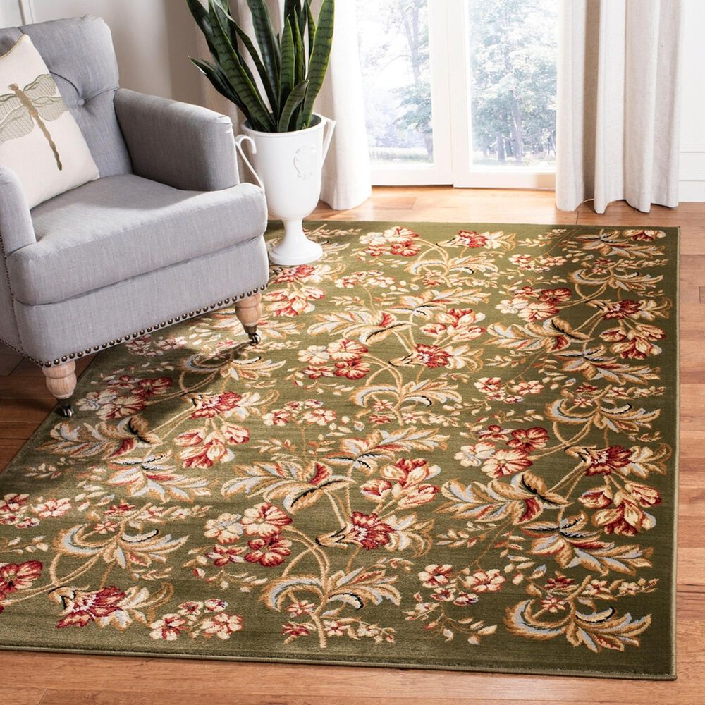 Safavieh Lyndhurst 3&#39;3&quot; x 5&#39;3&quot; Sage Area Rug, , large