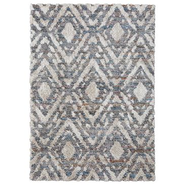 Feizy Rugs Mynka 39IAF 4" x 6" Gray and Multicolor Area Rug, , large