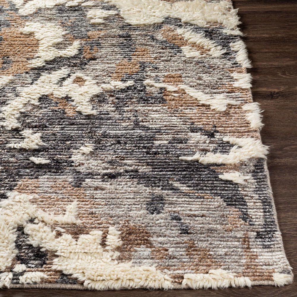Surya Socrates 2&#39; x 3&#39; Cream, Black, Charcoal, Gray and Brown Area Rug, , large