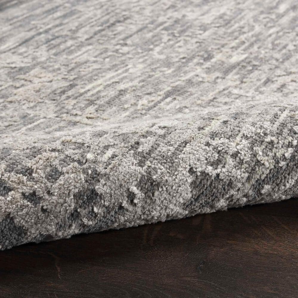 Nourison Luna 2&#39; x 3&#39; Grey and Silver Area Rug, , large