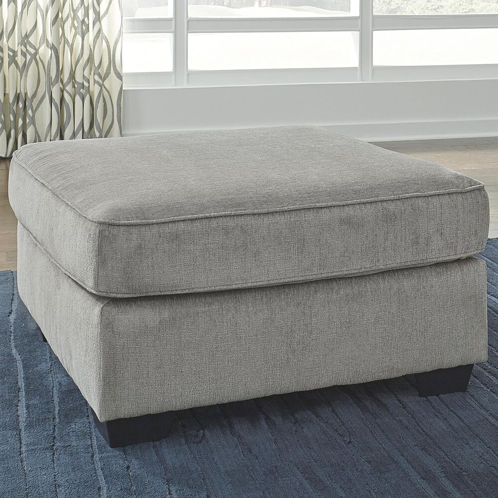 Ashley Altari Oversized Accent Ottoman in Alloy, , large