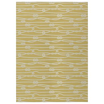 Dalyn Rug Company Harbor 10" x 14" Gold Indoor/Outdoor Area Rug, , large